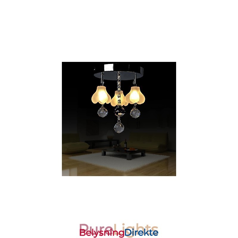 Moderne Samtidskunst Krystall Metall Innfelt