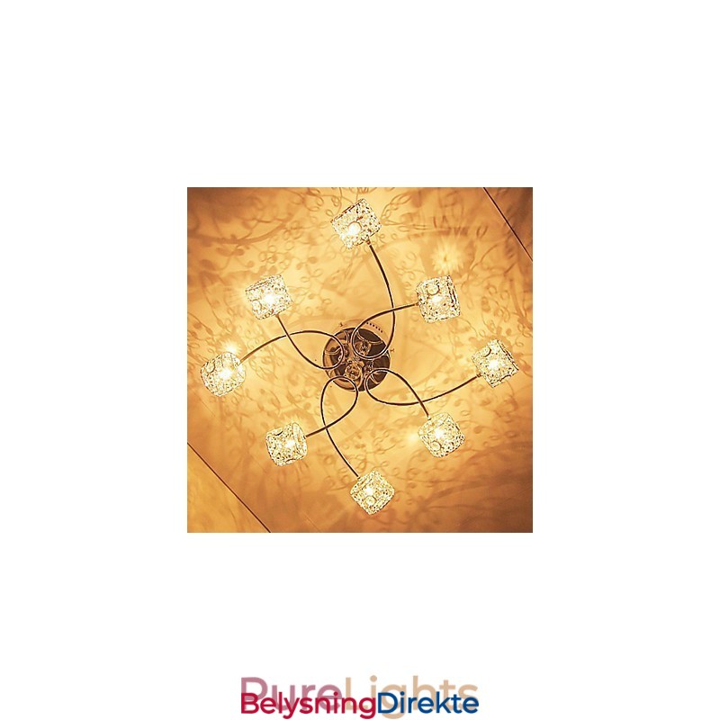 Moderne Samtidskunst Krystall Galvanisert Innfelt Montering