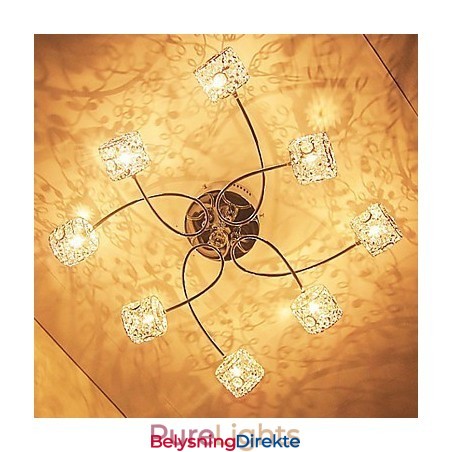 Moderne Samtidskunst Krystall Galvanisert Innfelt Montering