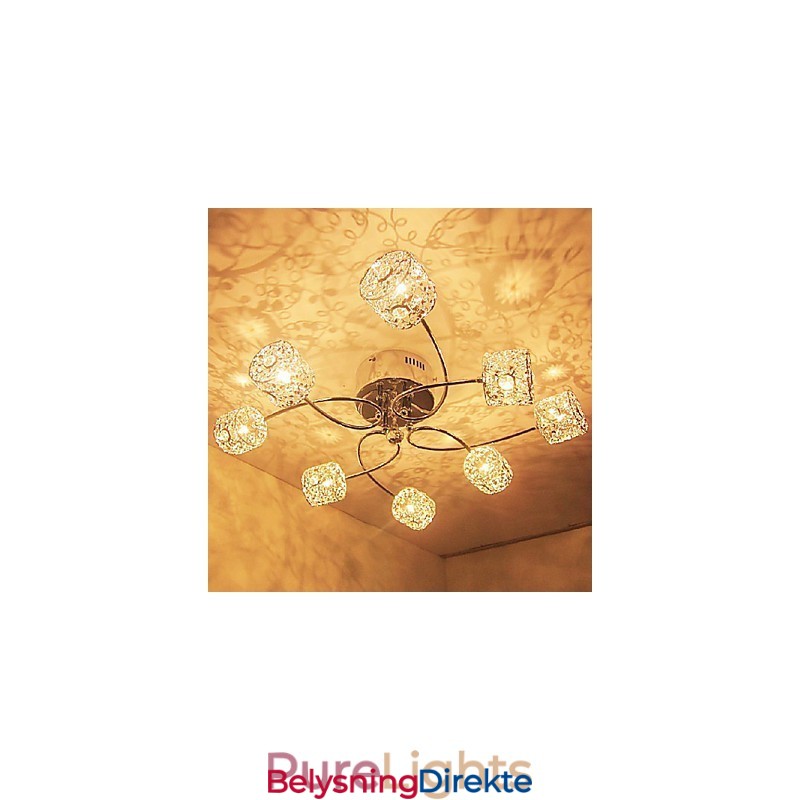 Moderne Samtidskunst Krystall Galvanisert Innfelt Montering