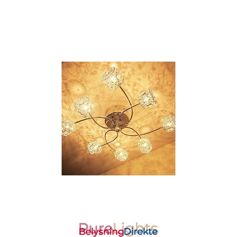 Moderne Samtidskunst Krystall Galvanisert Innfelt Montering