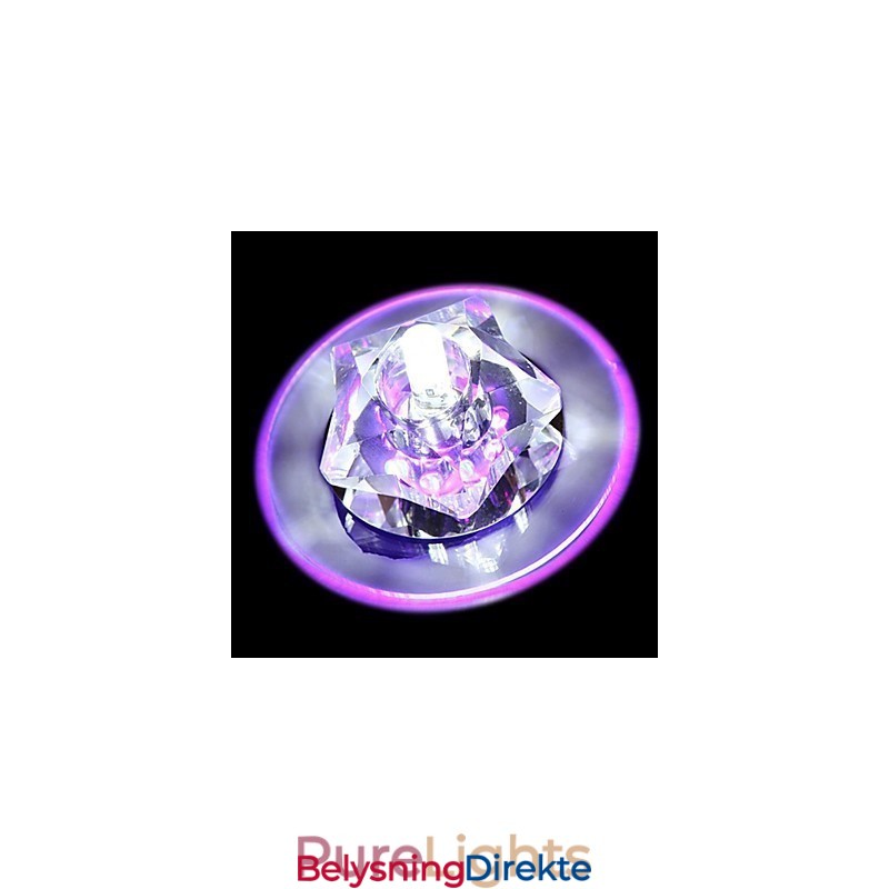 Moderne Samtids Krystall Krom Krystall Innfelt Montering