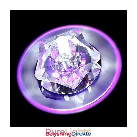 Moderne Samtids Krystall Krom Krystall Innfelt Montering