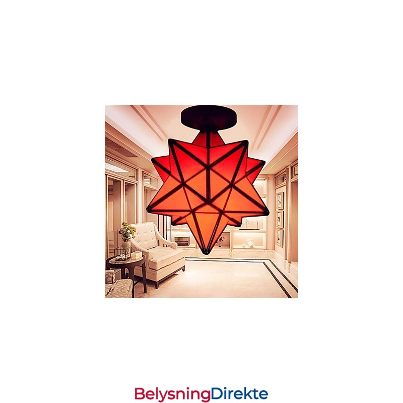 Kunstnerisk Individualitet Kreativ Veranda Moderne Stjerner Absorberer Kuppellyslampe