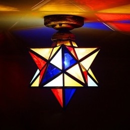 Kunstnerisk Individualitet Kreativ Veranda Moderne Stjerner Absorberer Kuppellyslampe