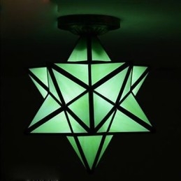 Kunstnerisk Individualitet Kreativ Veranda Moderne Stjerner Absorberer Kuppellyslampe