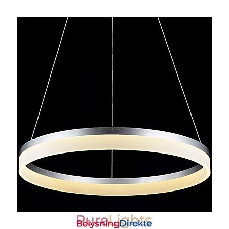 Rund Pendellampe Moderne Akryllamper Belysning Luksuriøse Enkeltringtaklamper