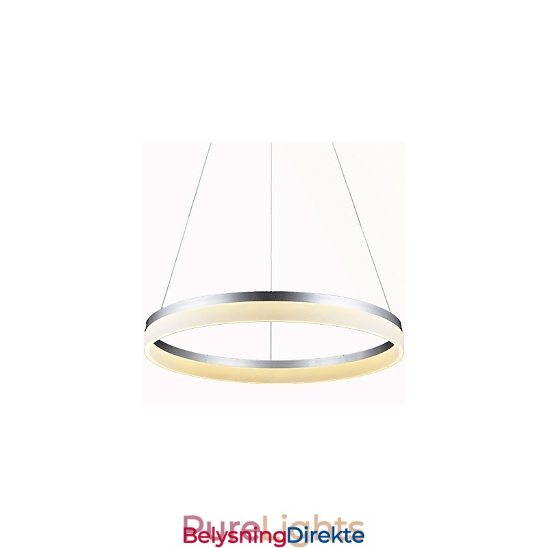 Rund Pendellampe Moderne Akryllamper Belysning Luksuriøse Enkeltringtaklamper
