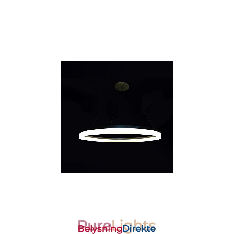 Rund Pendellampe Moderne Akryllamper Belysning Luksuriøse Enkeltringtaklamper