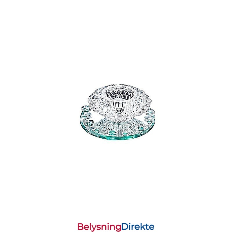 Moderne Samtids Krystall Mini Stil Krom Metall Innfelt Montering