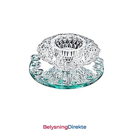 Moderne Samtids Krystall Mini Stil Krom Metall Innfelt Montering