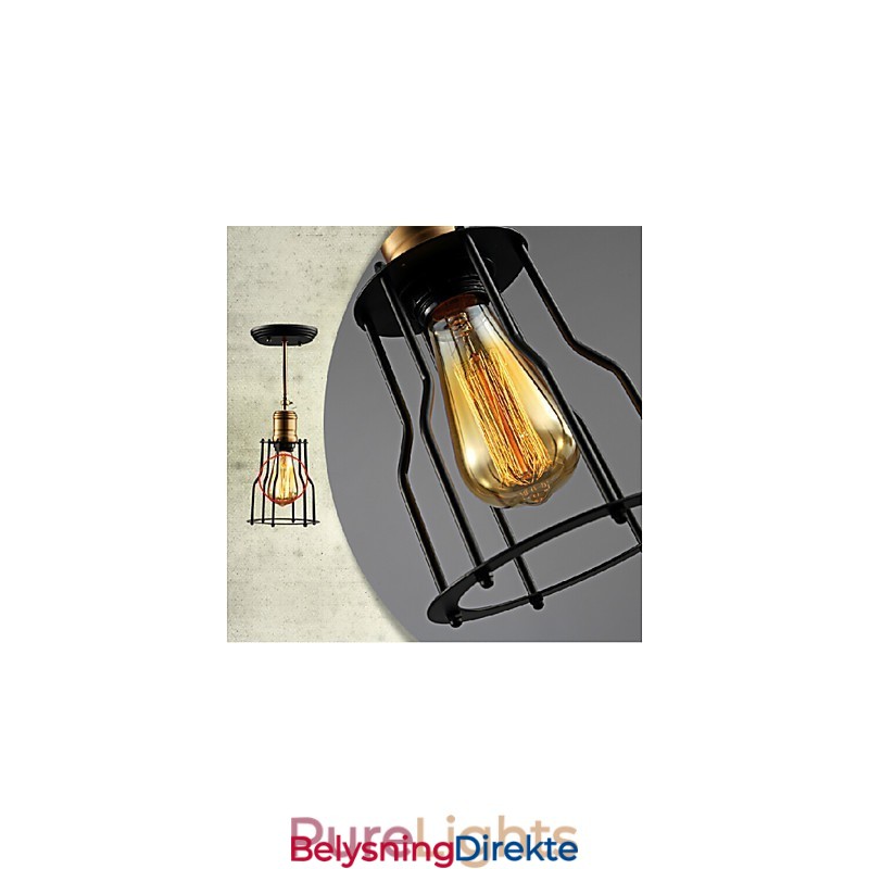 Innfelt Tradisjonell Klassisk Rustikk Hytte Vintage Retro Landlig Metall