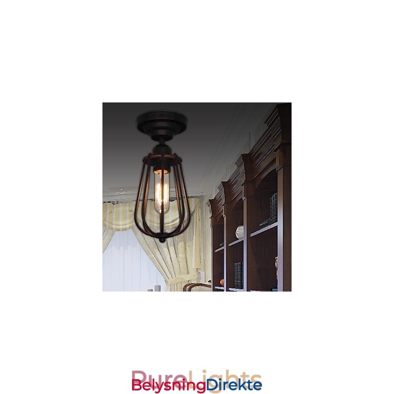 Taklamper 1 Lys Retro Elegant Kunstnerisk Ms 86263