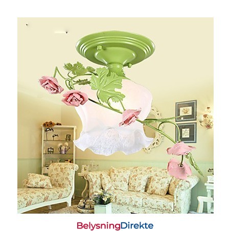 Valentinsdagen Rosehagen Blomster Og Planter Absorberer Kuppellys