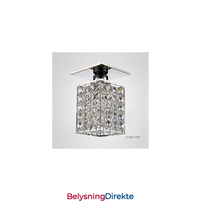 Moderne Samtidskunst Krystall Galvanisert Metall Innfelt