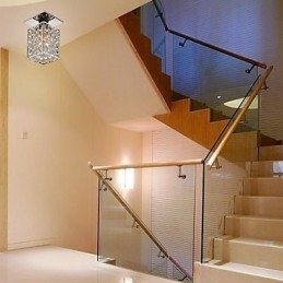 Moderne Samtidskunst Krystall Galvanisert Metall Innfelt