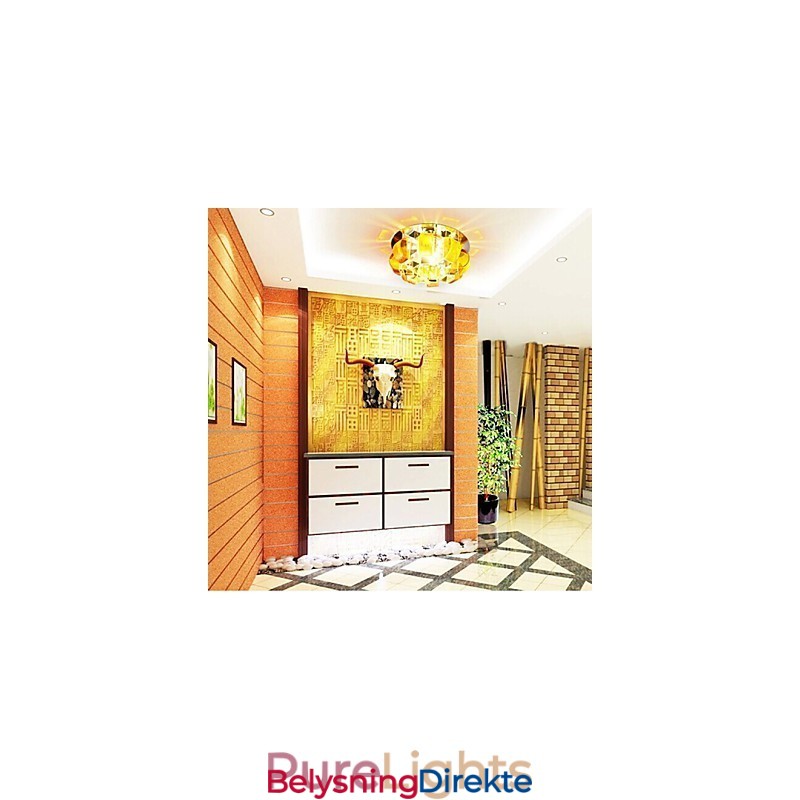 12*4,5 Cm Krystalllampe Smd Creativetube Spotlight Absorberende Kuppellys