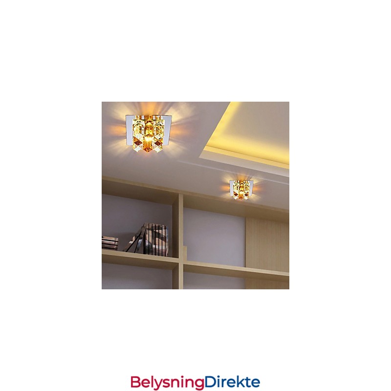 12*4,5 Cm Krystalllampe Smd Creativetube Spotlight Absorberende Kuppellys