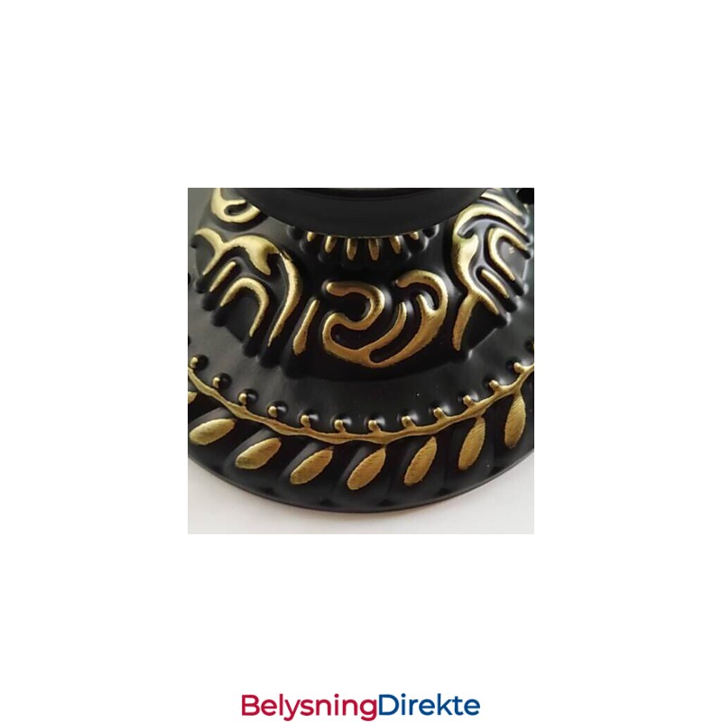 17 * Europeisk Landlig Kreativ Kunst Farget Glass Absorberer Kuppellampelys