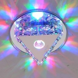 Krystall Mini-Stil Glass Flush Mount Barn