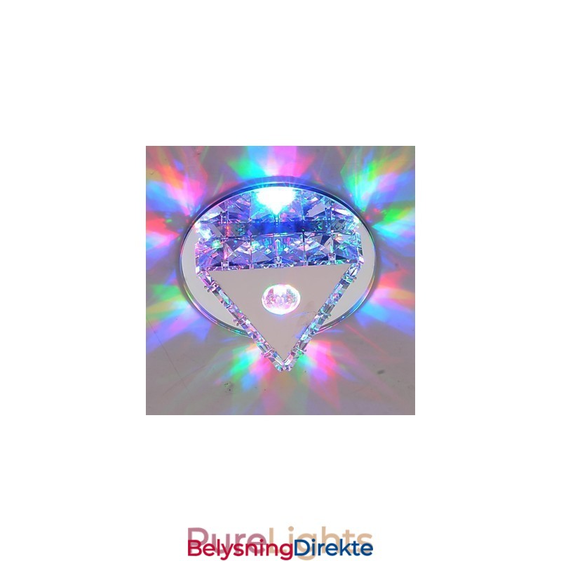 Krystall Mini-Stil Glass Flush Mount Barn