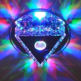 Krystall Mini-Stil Glass Flush Mount Barn