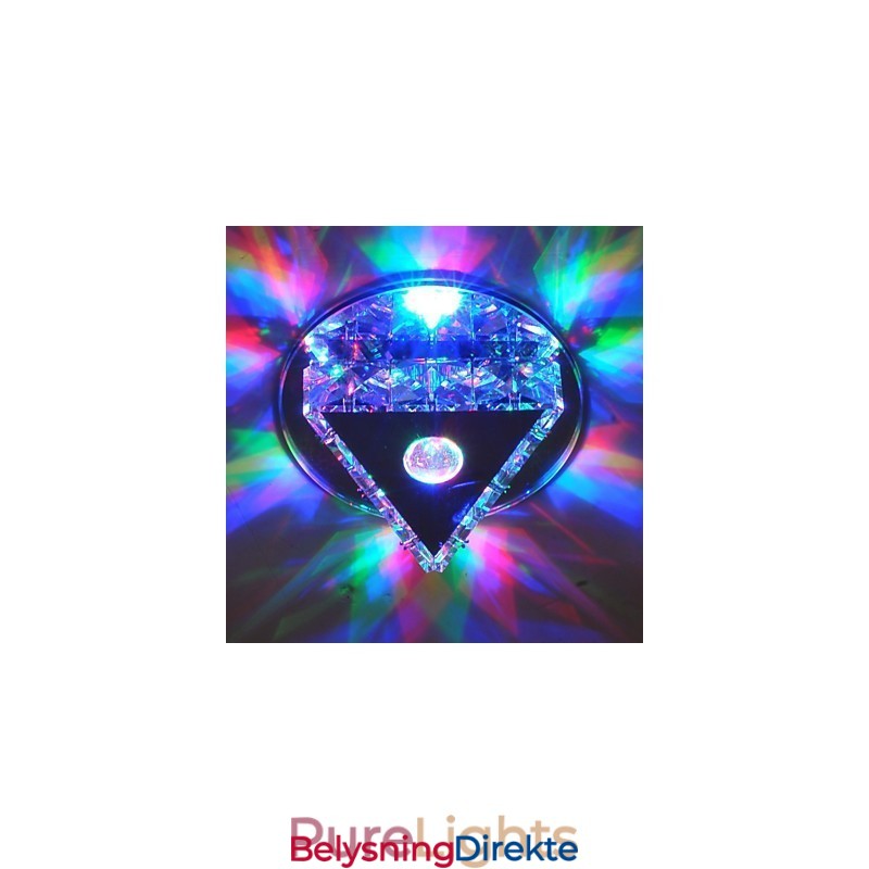 Krystall Mini-Stil Glass Flush Mount Barn