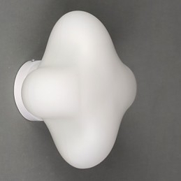 22 * 22 Cm Moderne Og Kontraktert Enkelthodet Lucky Grass-Glasskuppellys