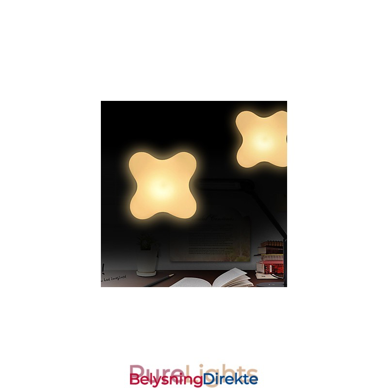 22 * 22 Cm Moderne Og Kontraktert Enkelthodet Lucky Grass-Glasskuppellys