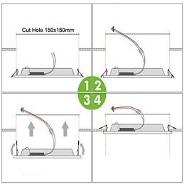 Moderne Samtidsmaleri Metall Innfelt