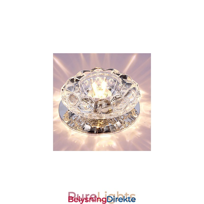 Krystall Taklampe Spotlight Smd 3W Kreativ Lampe Absorberer Kuppellys