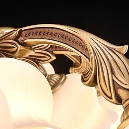 Moderne Samtids Annet Metall Lysekrone