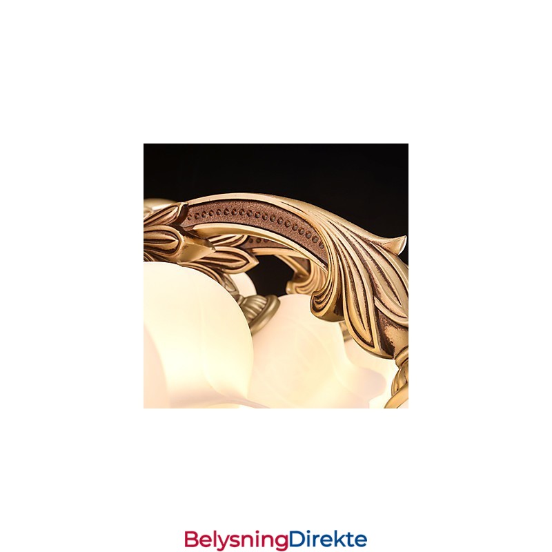 Moderne Samtids Annet Metall Lysekrone