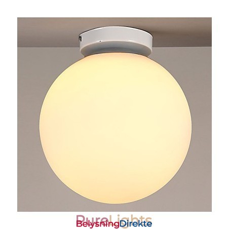 Kontraktert Og Moderne Hvitt Kuleglasskuppellys