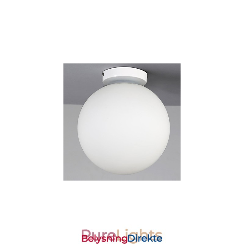 Kontraktert Og Moderne Hvitt Kuleglasskuppellys