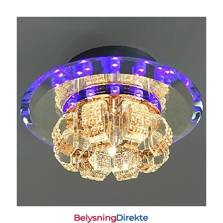 Moderne Samtidskrystall Galvanisert Krystall Innfelt