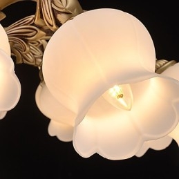 Moderne Samtids Annet Metall Lysekrone