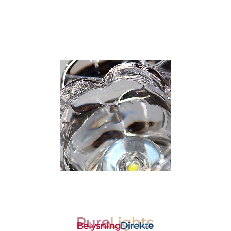 Moderne Samtids Krystall Mini Stil Galvanisert Metall Innfelt Montering