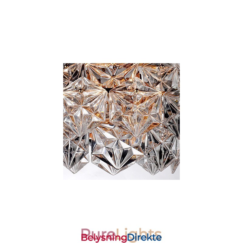 Moderne Samtids Krystall Andre Krystall Lysekrone Anhengslampe Innfelt Montering