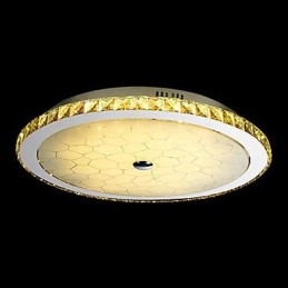 Moderne Samtidskunst Krystall Metall Innfelt