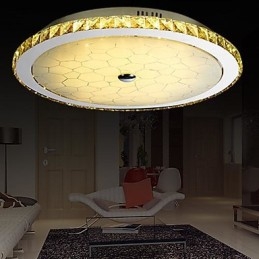 Moderne Samtidskunst Krystall Metall Innfelt