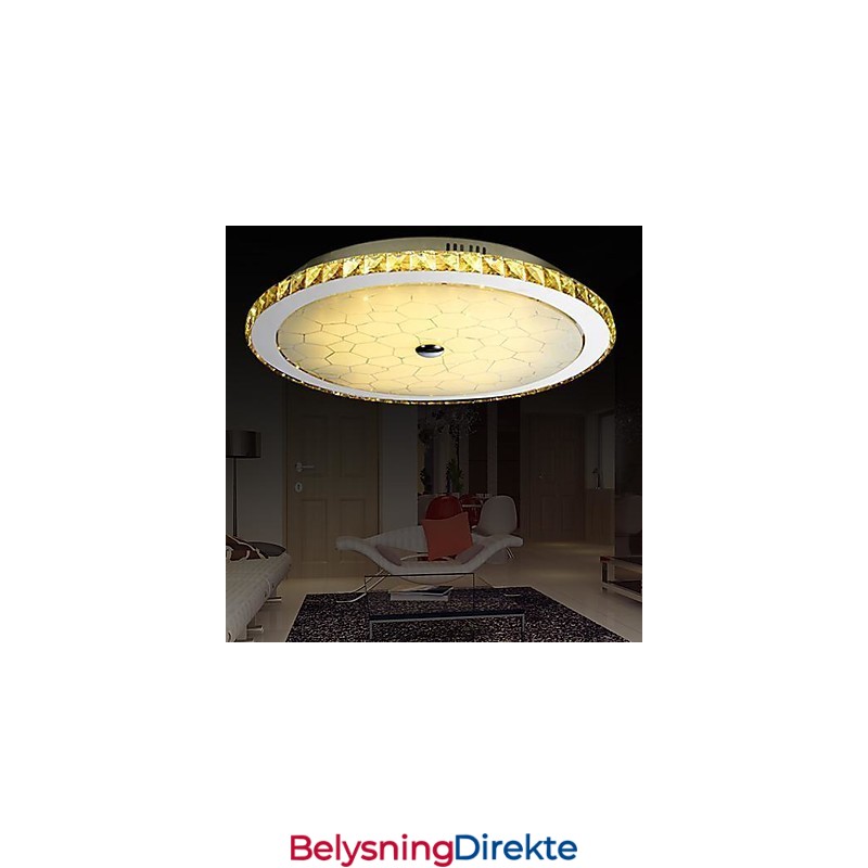 Moderne Samtidskunst Krystall Metall Innfelt