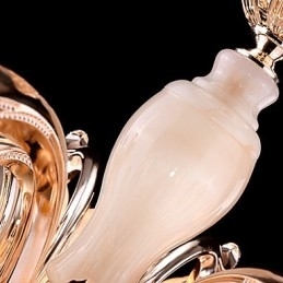 Moderne Samtids Annet Metall Lysekrone