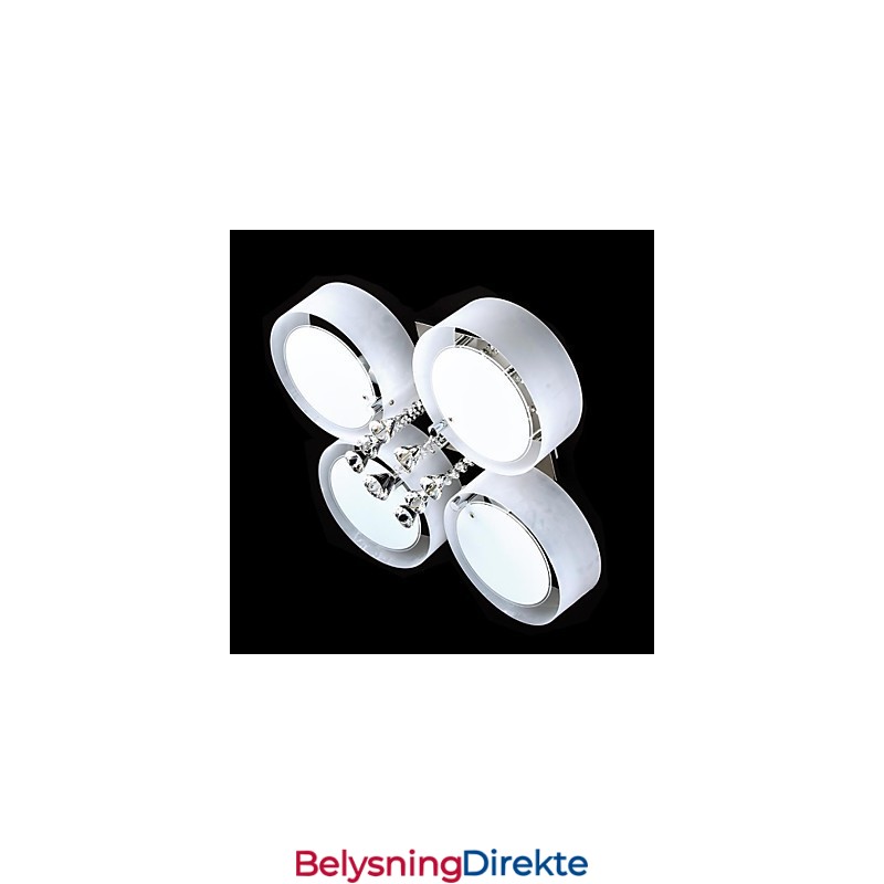 Moderne Samtids Krom Metall Innfelt Montering