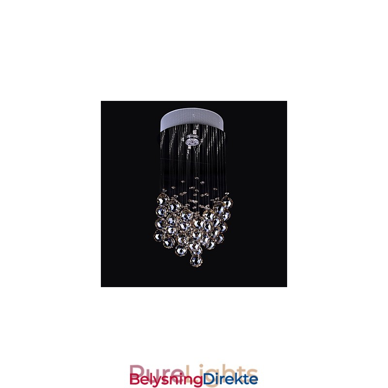 1 Lys Klar Lys K9 Krystalllysekronelampe