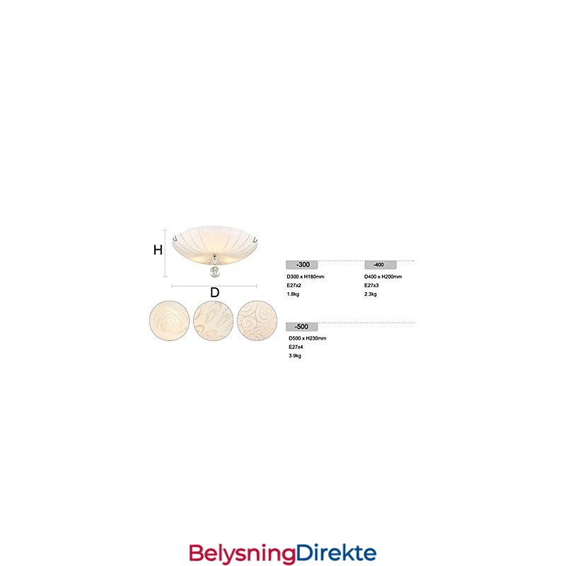 Krystall Innfelt Lys