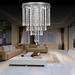 Moderne Samtids Krystall Krom Krystall Innfelt Barneseng