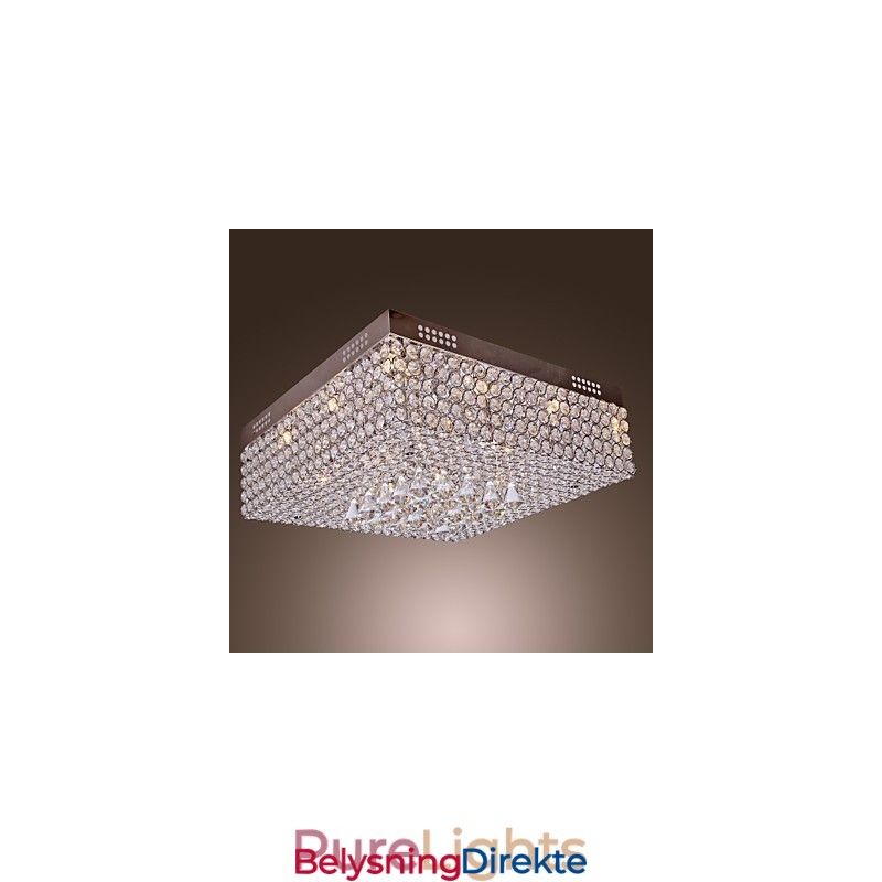 Krystallperletaklampe Med 45 Farger