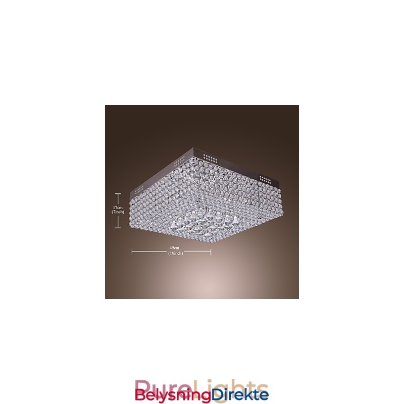 Krystallperletaklampe Med 45 Farger