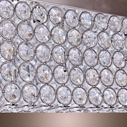 Krystallperletaklampe Med 45 Farger